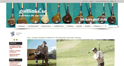Desktop Screenshot of golflinks.se